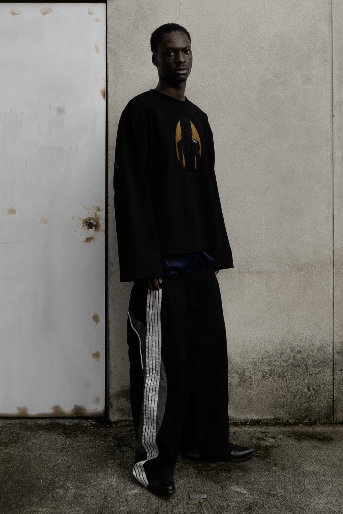 "He Who Does Not Watch" Portrait Longsleeve